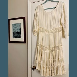 Ivory Boho Free People Dress